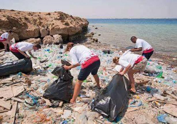 حقيقة تنظيف الأجانب لشواطئ الغردقة                                                                                                                                                                      