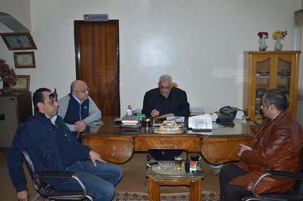 رئيس مدينة المحلة يلتقي مسئولي شركة مضارب الأرز (1)                                                                                                                                                     