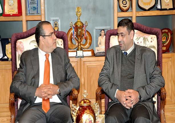 قنصل سفارة العراق يزور جامعة المنصورة (1)                                                                                                                                                               
