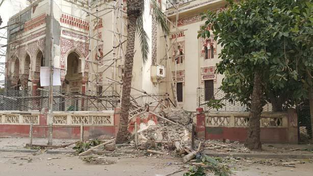 انهيار مئذنة مسجد ابن خلدون                                                                                                                                                                             