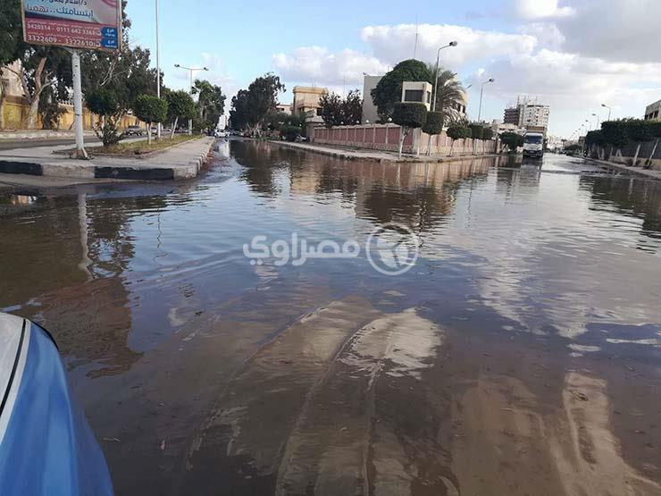 إنقاذ محيط نادي الجامعة ببورفؤاد من الغرق (1)                                                                                                                                                           