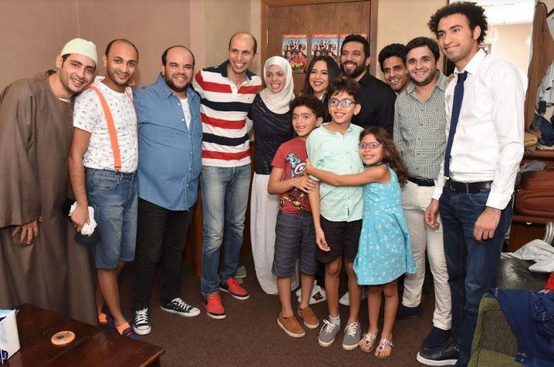 إيمي سمير غانم وحسن الرداد في زيارة لمسرح مصر (2)                                                                                                                                                       