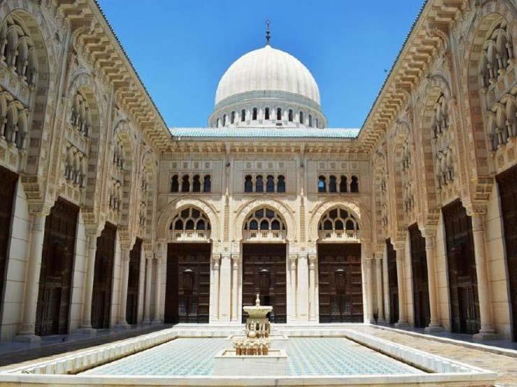 مسجد الأمير عبدالقادر.. تحفة معمارية بأيدي مصرية وعربية (1)                                                                                                                                             
