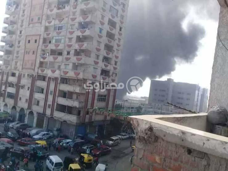 حريق ضخم في مصنع بالإسكندرية (1)                                                                                                                                                                        
