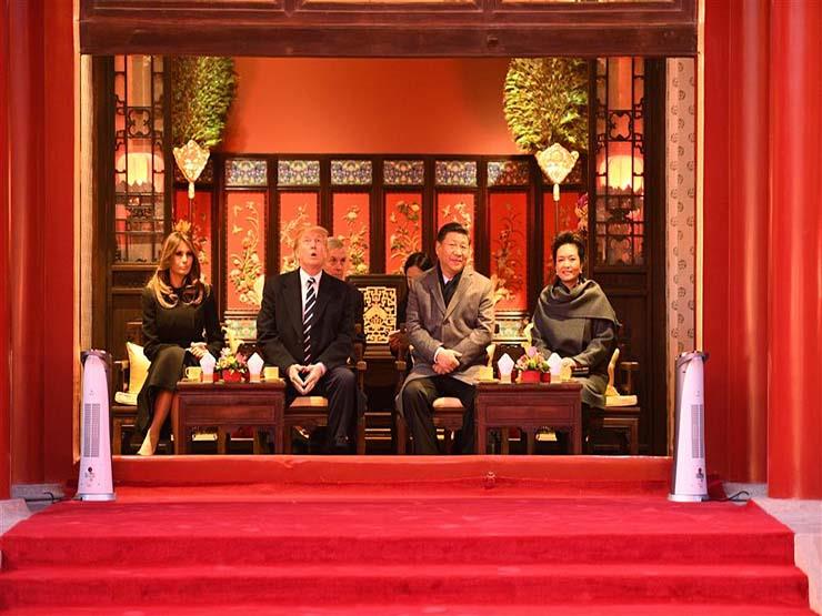 ترامب وزوجته يزوران المدينة المحرمة بالصين (1)                                                                                                                                                          