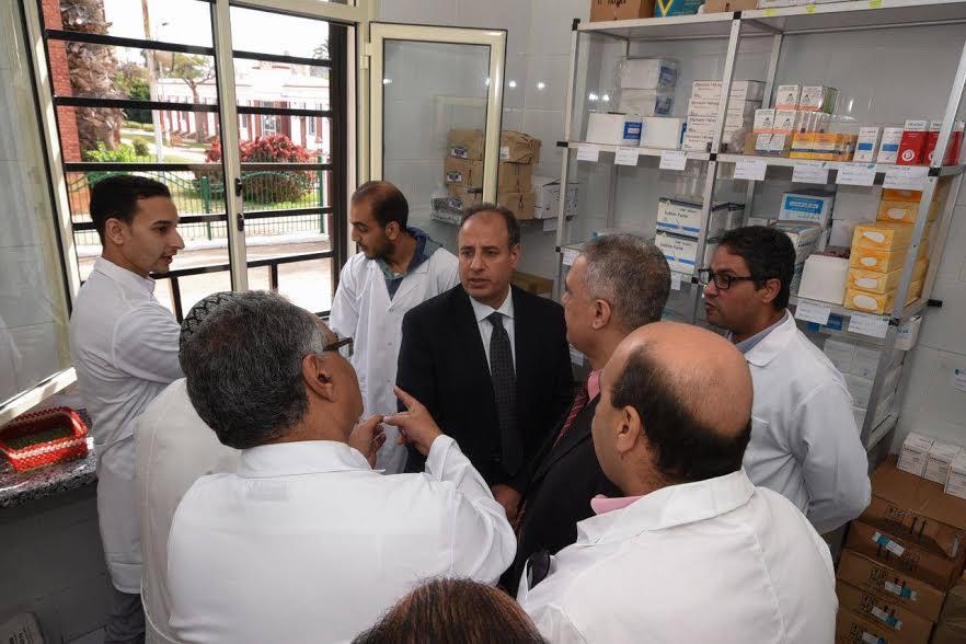  افتتاح مبنى العيادات الجديد بمستشفى الحميات (1)                                                                                                                                                        