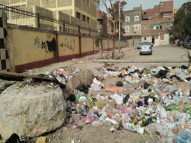 القمامة تحيط بالمدارس بالاسماعيلية (1)                                                                                                                                                                  