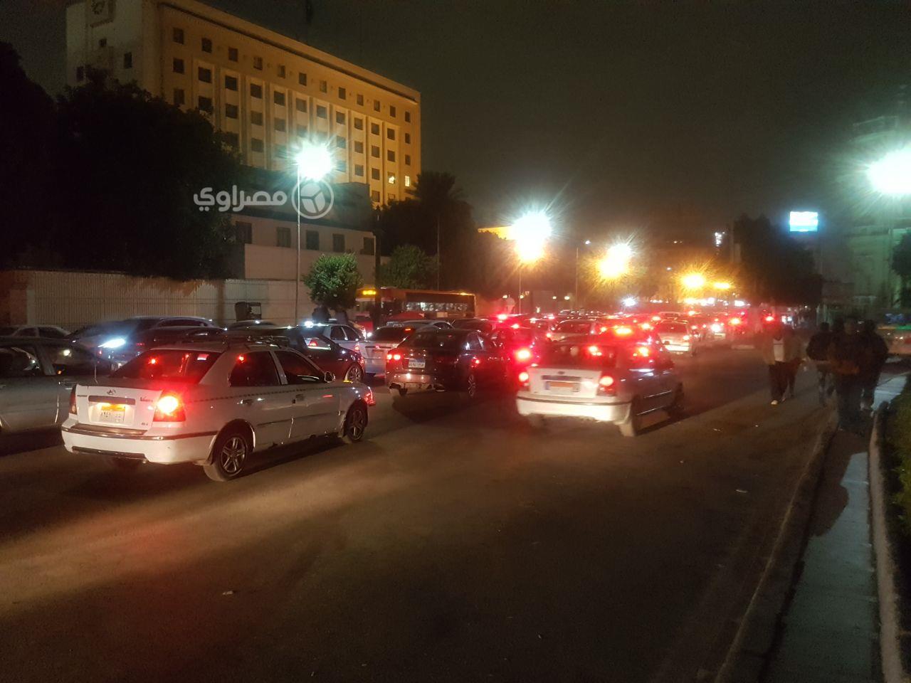 شلل مروري في القاهرة بعد تعطل حركة المترو (1)                                                                                                                                                           
