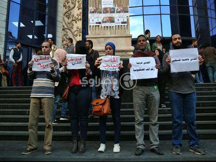وقفة احتجاجية على سلالم نقابة الصحفيين (1)                                                                                                                                                              