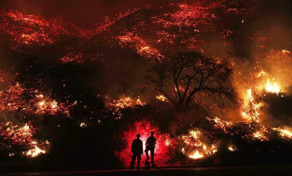 حرائق الغابات في كاليفورنيا (1)                                                                                                                                                                         