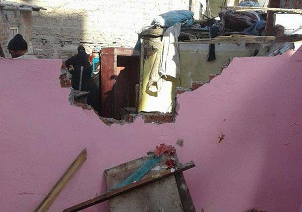  استمرار هدم المنازل العشوائية في بورسعيد                                                                                                                                                               