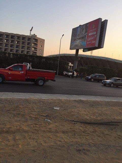 حادث تصادم بمحور المشير طنطاوي (1)                                                                                                                                                                      