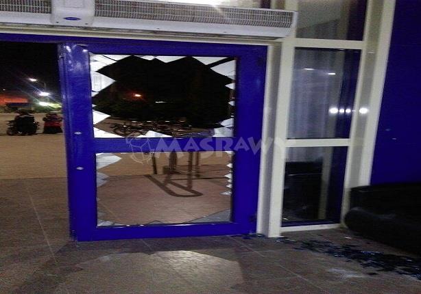 جانب من الاعتداءات على مبنى مستشفى بني سويف العام (2)