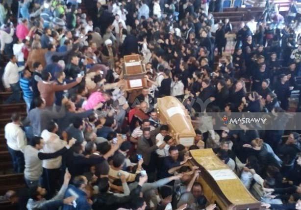 جنازة شهداء تفجير الكنيسة المرقسية (1)                                                                                                                                                                  