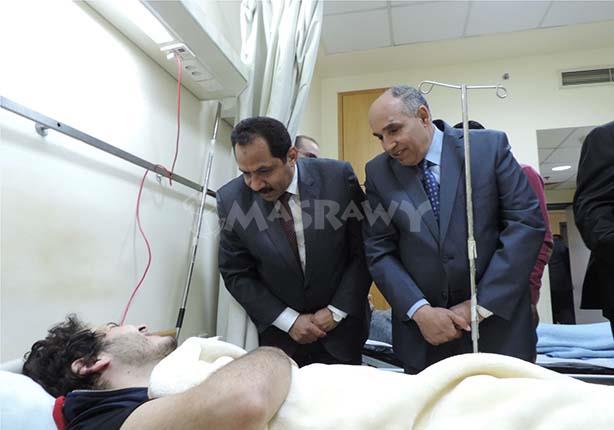 مدير أمن الإسكندرية يزور مصابي الشرطة (1)                                                                                                                                                               