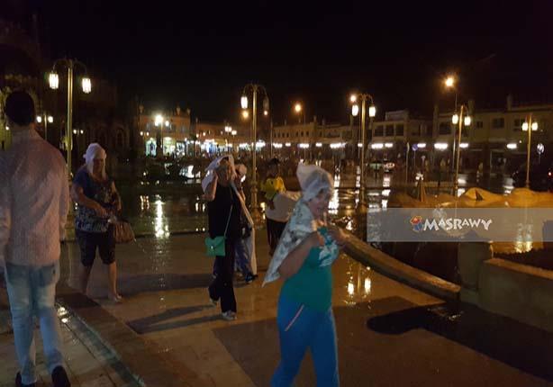 شرم الشيخ تغرق في مياه الأمطار                                                                                                                                                                          