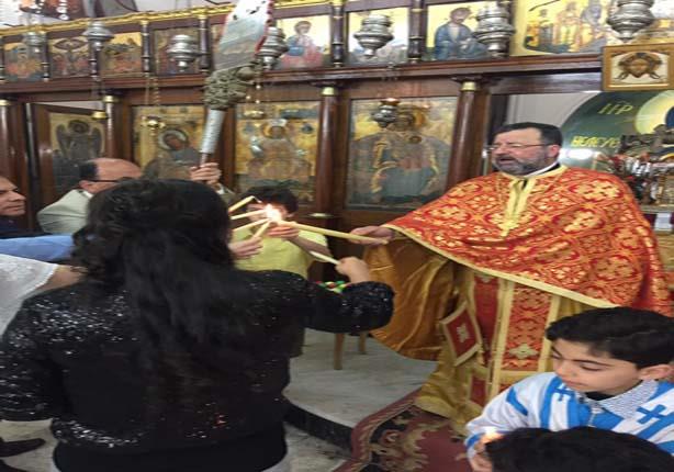الأقباط يحتفلون بالعيد داخل كنائس (1)                                                                                                                                                                   