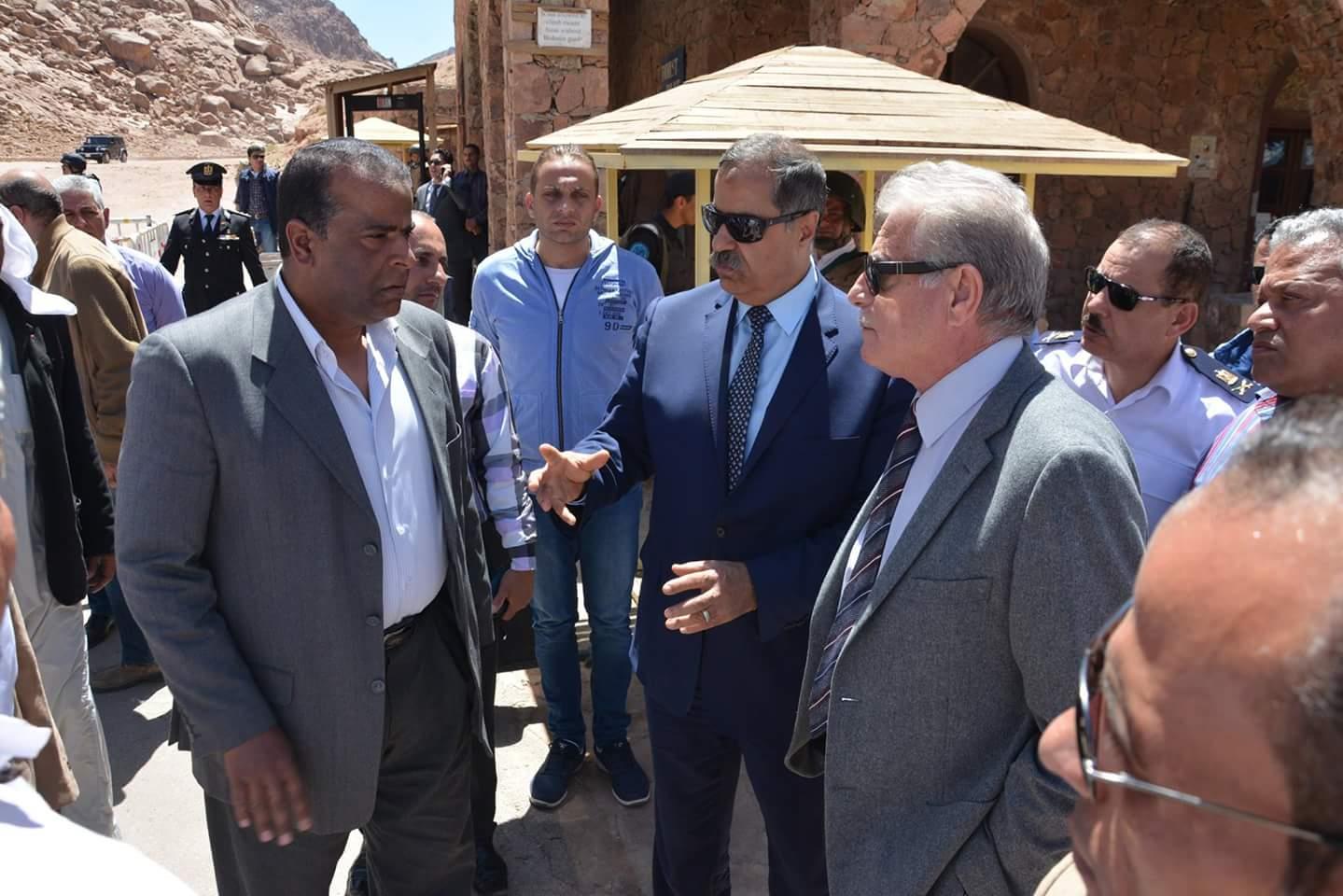 محافظ جنوب سيناء ومدير أمن جنوب سيناء يزوران دير سانت كاترين (1)                                                                                                                                        
