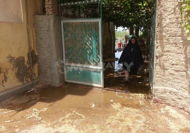 مياه ترعة تدخل منازل قرية بكفر الشيخ                                                                                                                                                                    