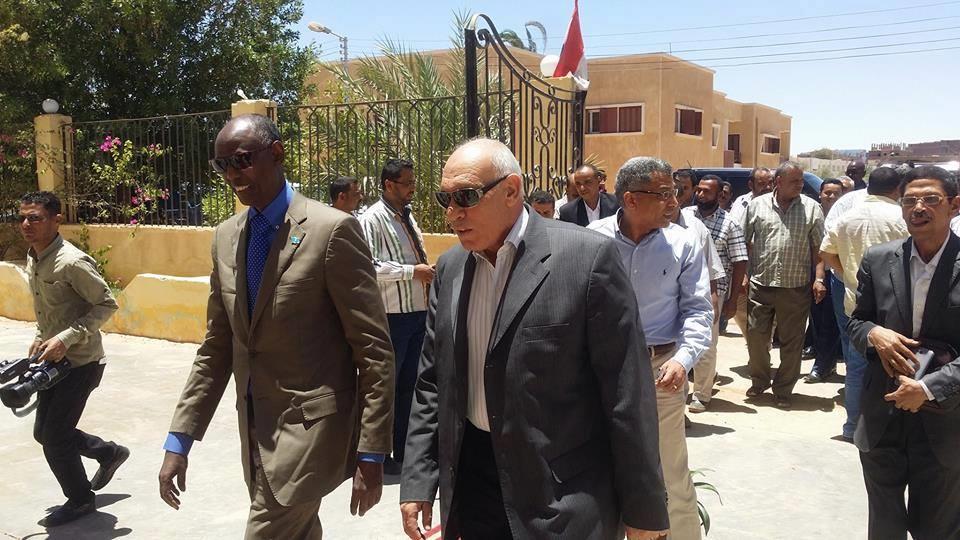 وزير الري الصومالي يصل الوادي الجديد (1)                                                                                                                                                                