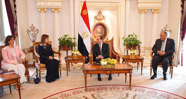 السيسي يستقبل أعضاء مجلس التعاون الاقتصادي المصري الكويتي المشترك (1)                                                                                                                                   