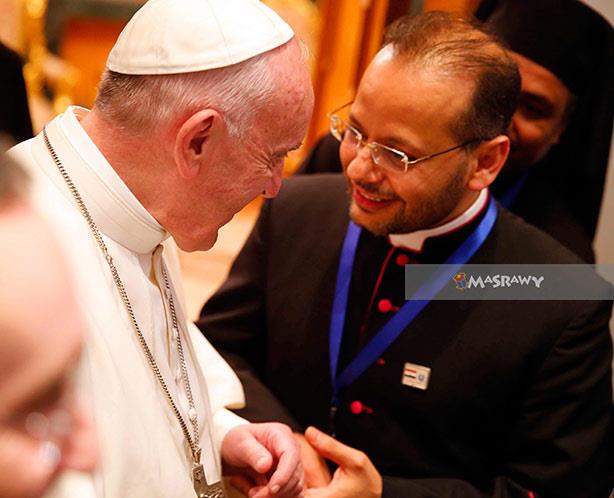 حصري- مصراوي يحاور "السكرتير المصري" لبابا الفاتيكان 