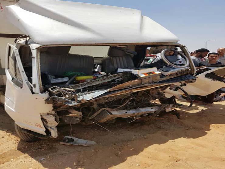 حادث تصادم بين سيارتين نصف نقل بطريق بلبيس بمحافظة الشرقية (1)                                                                                                                                          