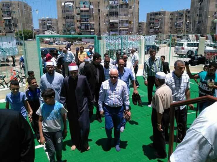 محافظ بورسعيد يفتتح مسجد الرحمن بحي الزهور (1)                                                                                                                                                          