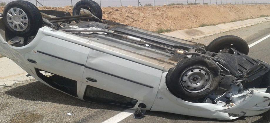 مصرع سيدة وإصابة شابين في انقلاب سيارة ببني سويف مصرع سيدة وإصابة شابين في انقلاب سيارة ببني سويف