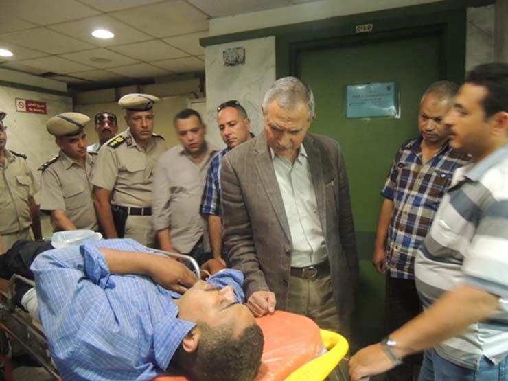 إصابة ضابط وأميني شرطة في حادث انقلاب سيارة بسوهاج (1)                                                                                                                                                  