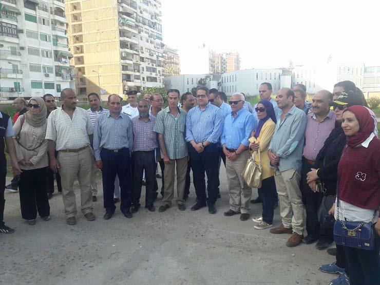 وزير الآثار يتفقد أرض المتحف القومي عقب هدمه في بورسعيد (1)                                                                                                                                            