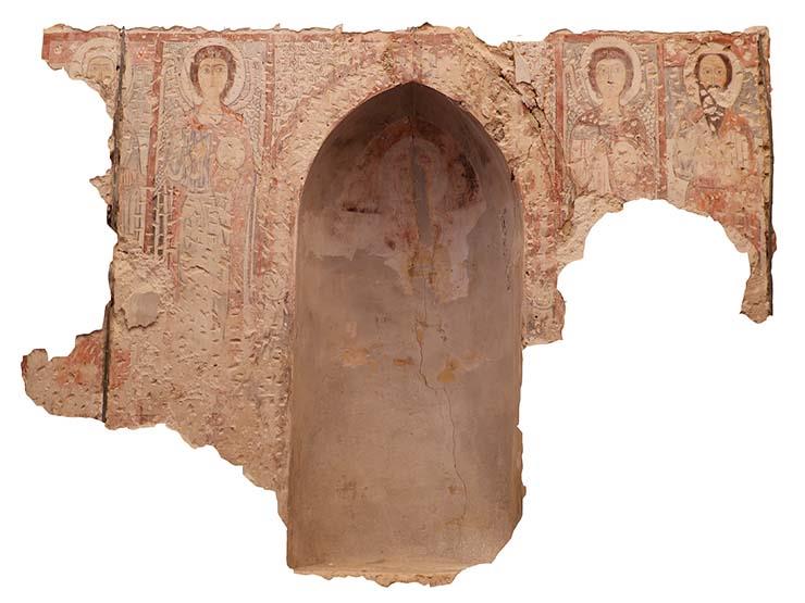 اكتشاف جداريات في دير الأنبا بيشوي (1)                                                                                                                                                                  