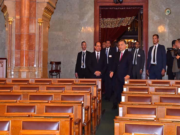 الرئيس السيسي في مؤتمر صحفي مشترك عقده ورئيس وزراء المجر (1)                                                                                                                                            