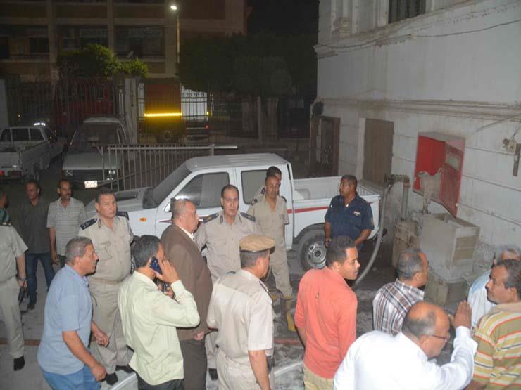 إصابة ٤ موظفين في حريق بغرفة مخازن محافظة المنيا (1)                                                                                                                                                    