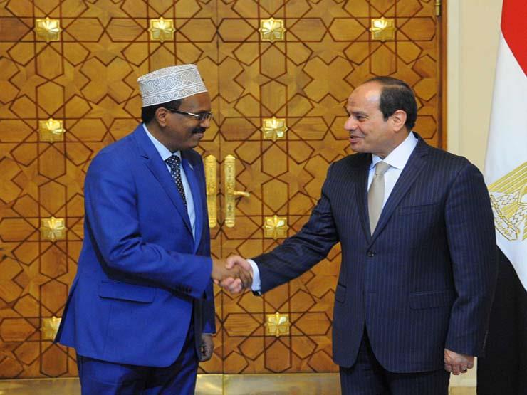الرئيس السيسي و الرئيس الصومالي (1)                                                                                                                                                                     