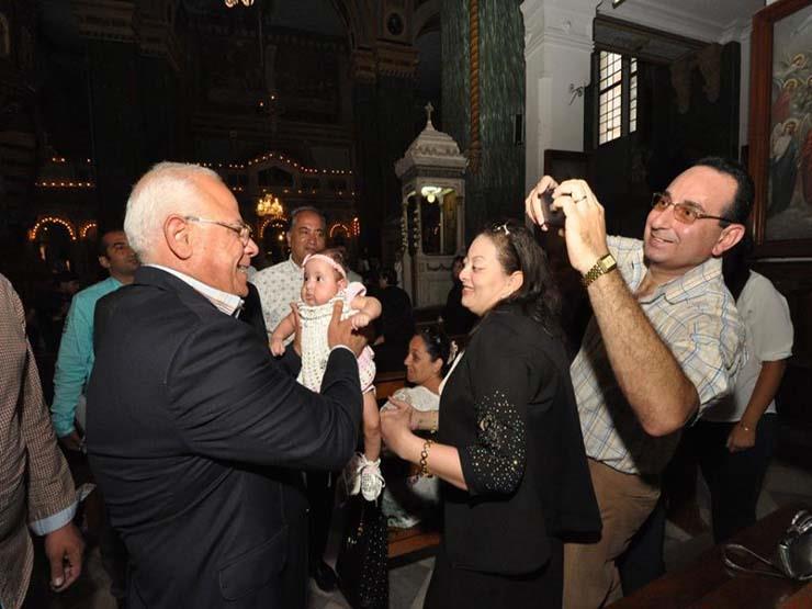 محافظ بورسعيد يشهد قداس عيد التجلي  (1)                                                                                                                                                                 