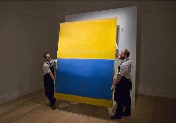1-لوحة باللونين الأزرق والأصفر … 46.4 مليون دولار                                                                                                                                                       