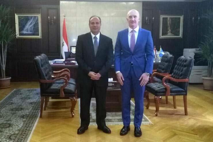 محافظ الإسكندرية يستقبل قنصل لبنان                                                                                                                                                                      