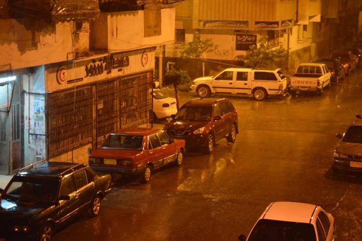 سقوط أمطار غزيرة على بورسعيد (1)                                                                                                                                                                        