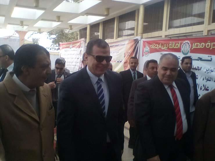 وزير القوى العاملة يصل مؤتمر مصر أمانة بيد ايديك بالمنيا (1)                                                                                                                                            