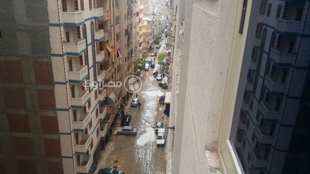 أمطار غزيرة وعواصف الإسكندرية تواجه الكرم لليوم الثاني (1)                                                                                                                                              