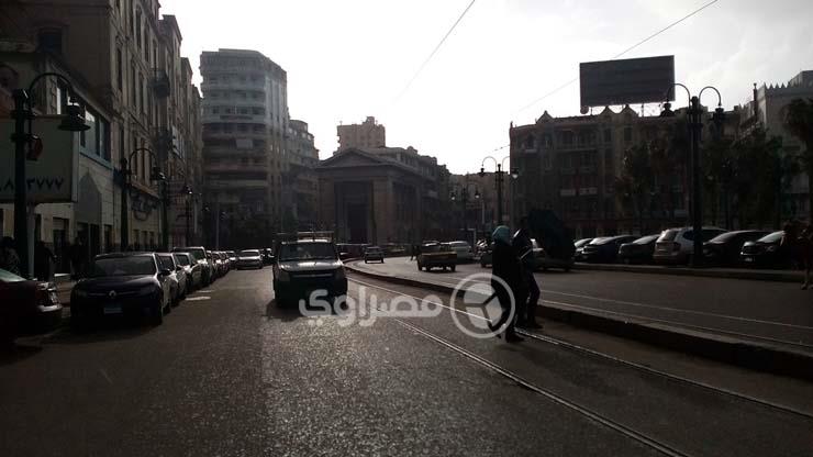سقوط أمطار متوسطة على الإسكندرية (1)                                                                                                                                                                    