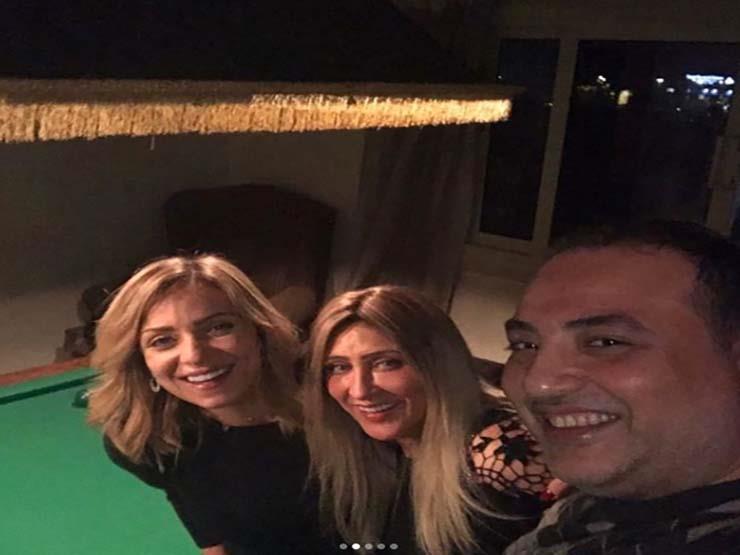 ريم البارودي برفقة أحمد رزق وزوجته (1)                                                                                                                                                                  