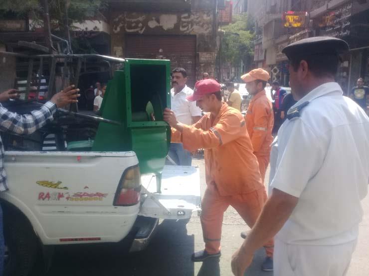 استمرار حملات الإزالة بالأحياء في القاهرة  (1)                                                                                                                                                          