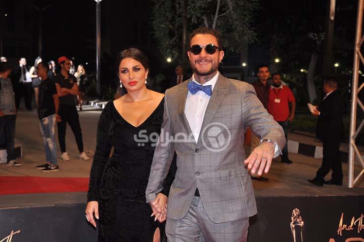 أحمد الفيشاوي وزوجته بحفل توزيع جوائز السينما العربية (1)                                                                                                                                               