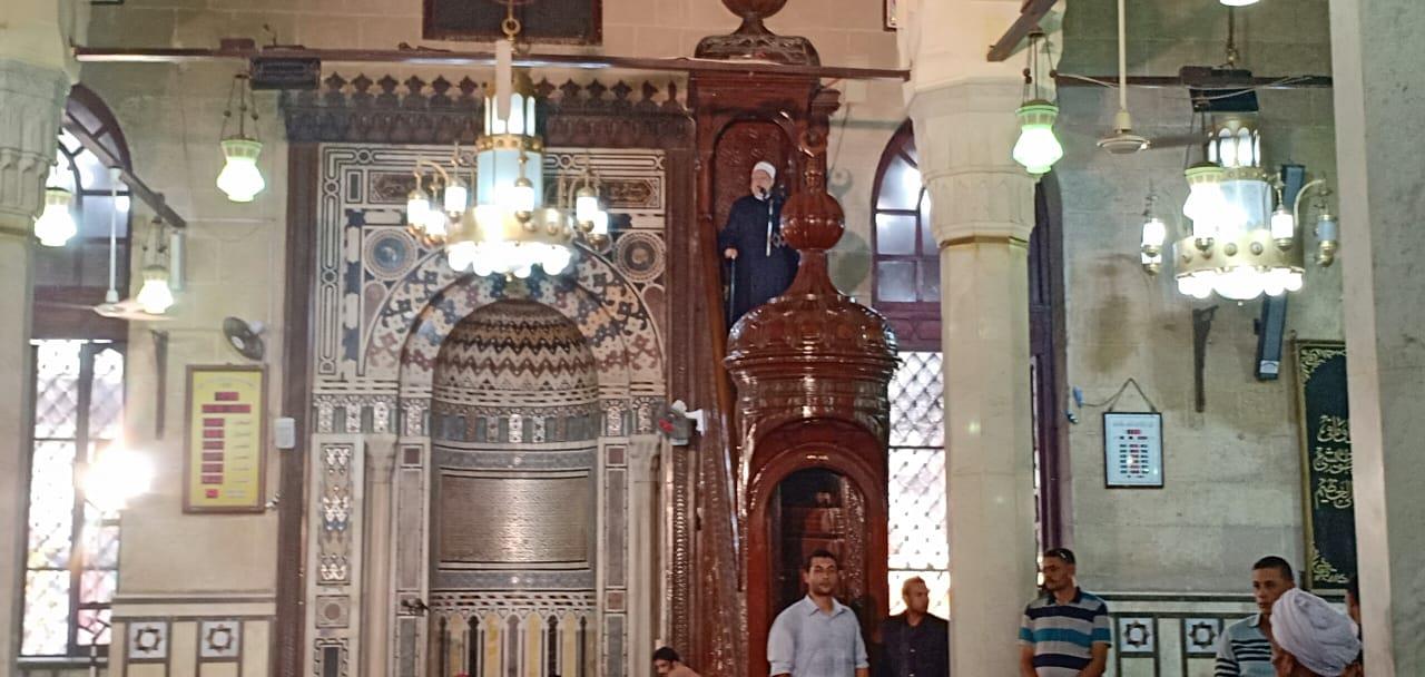 مفتي الجمهورية يؤدي صلاة الجمعة بالمسجد الأحمدي في طنطا (1)                                                                                                                                             