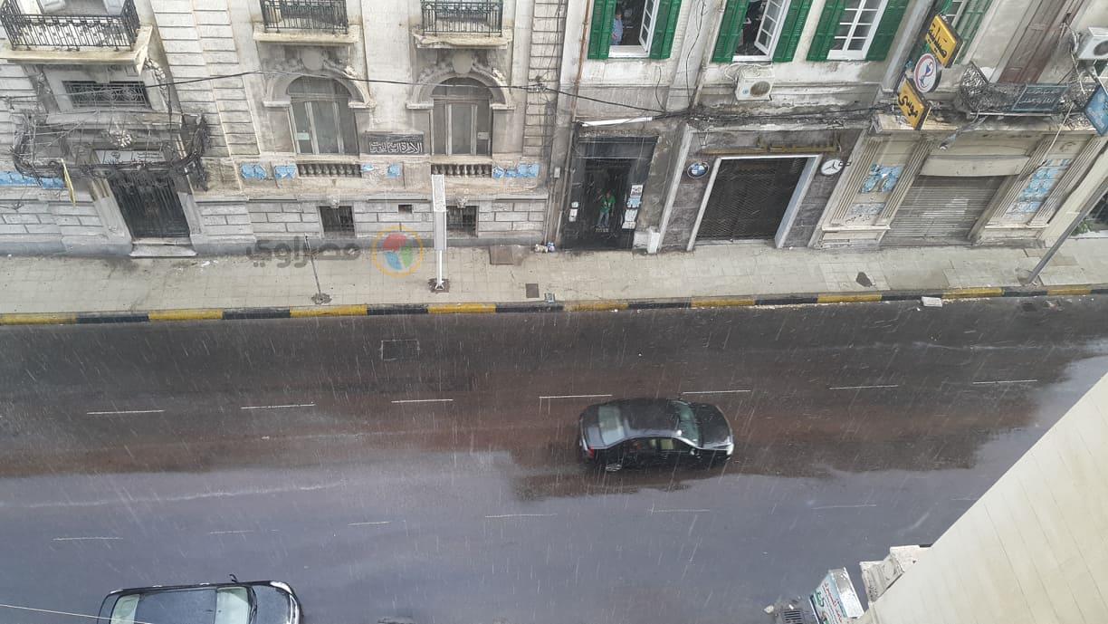 هطول أمطار غزيرة على الإسكندرية (1)                                                                                                                                                                     