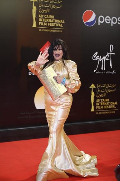 فيفي عبده في حفل مهرجان القاهرة السينمائي                                                                                                                                                               