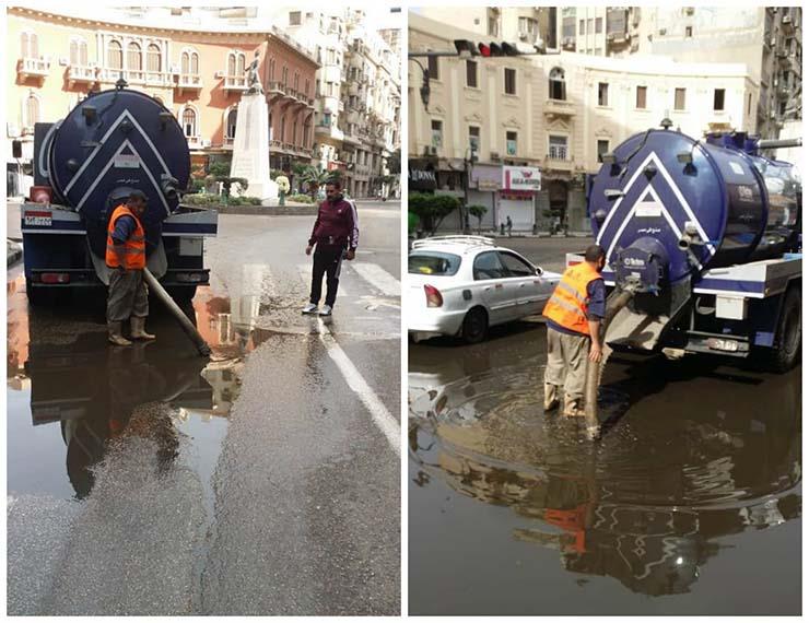 إزالة مياه الأمطار من شوارع القاهرة (1)                                                                                                                                                                 