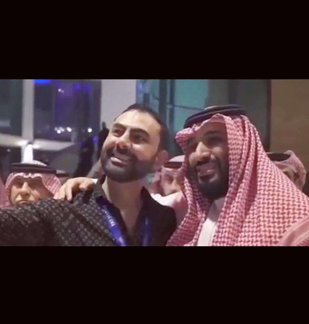 محمد كريم مع ولي العهد السعودي (1)                                                                                                                                                                      